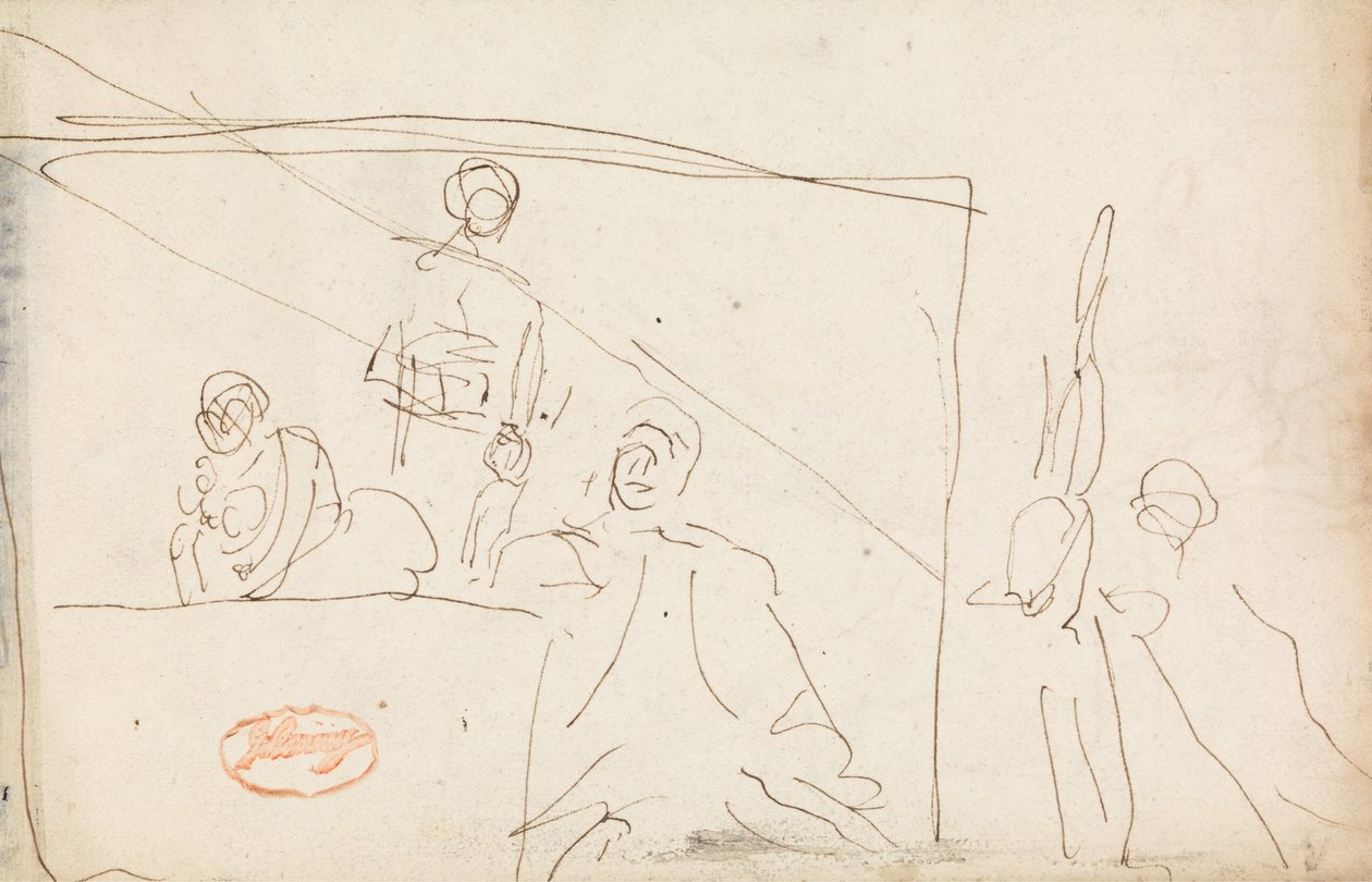 Figure Étude de composition 18 - George Romney