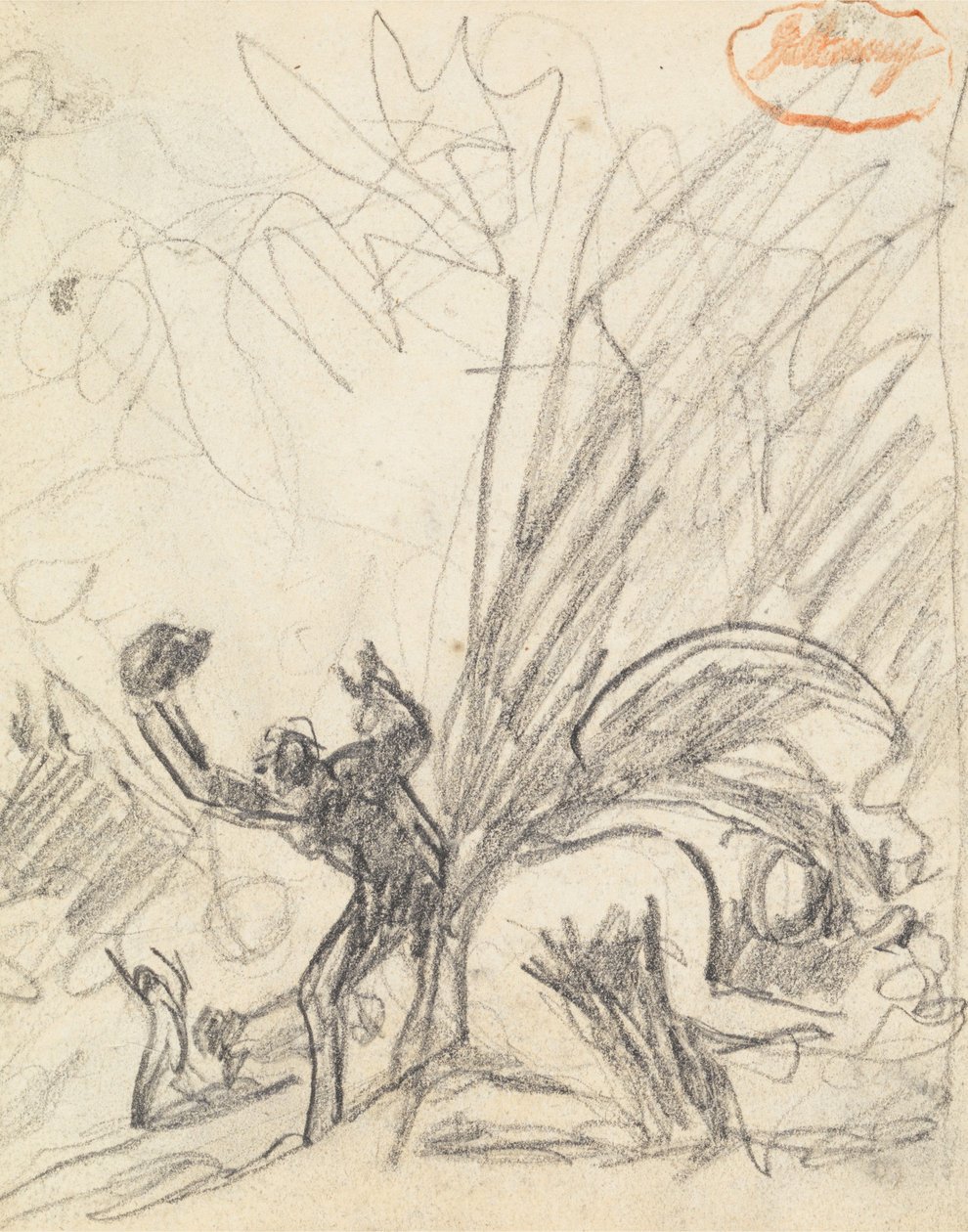 Étude de composition de figure n° 29 - George Romney