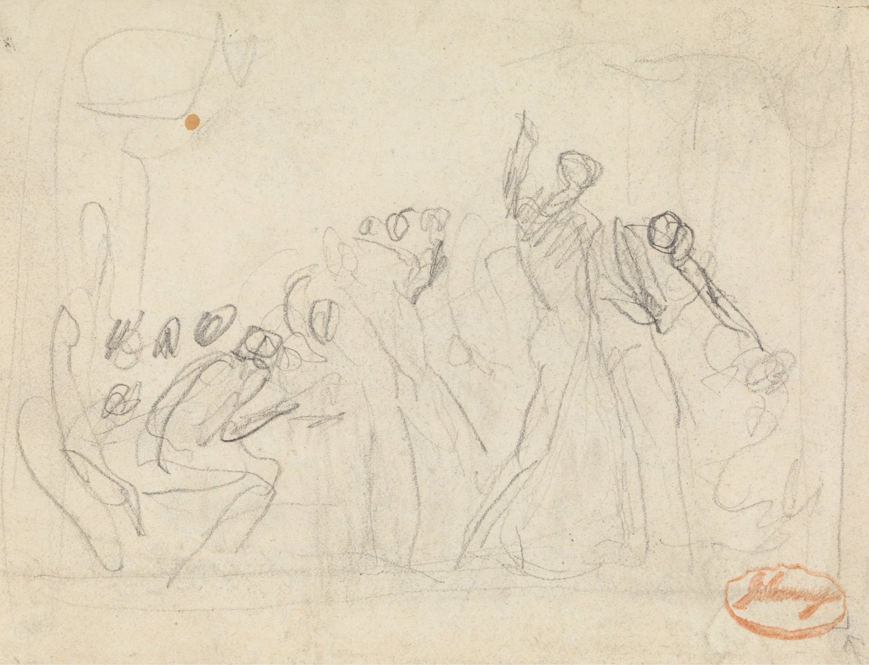 Figure Étude de composition 33 - George Romney