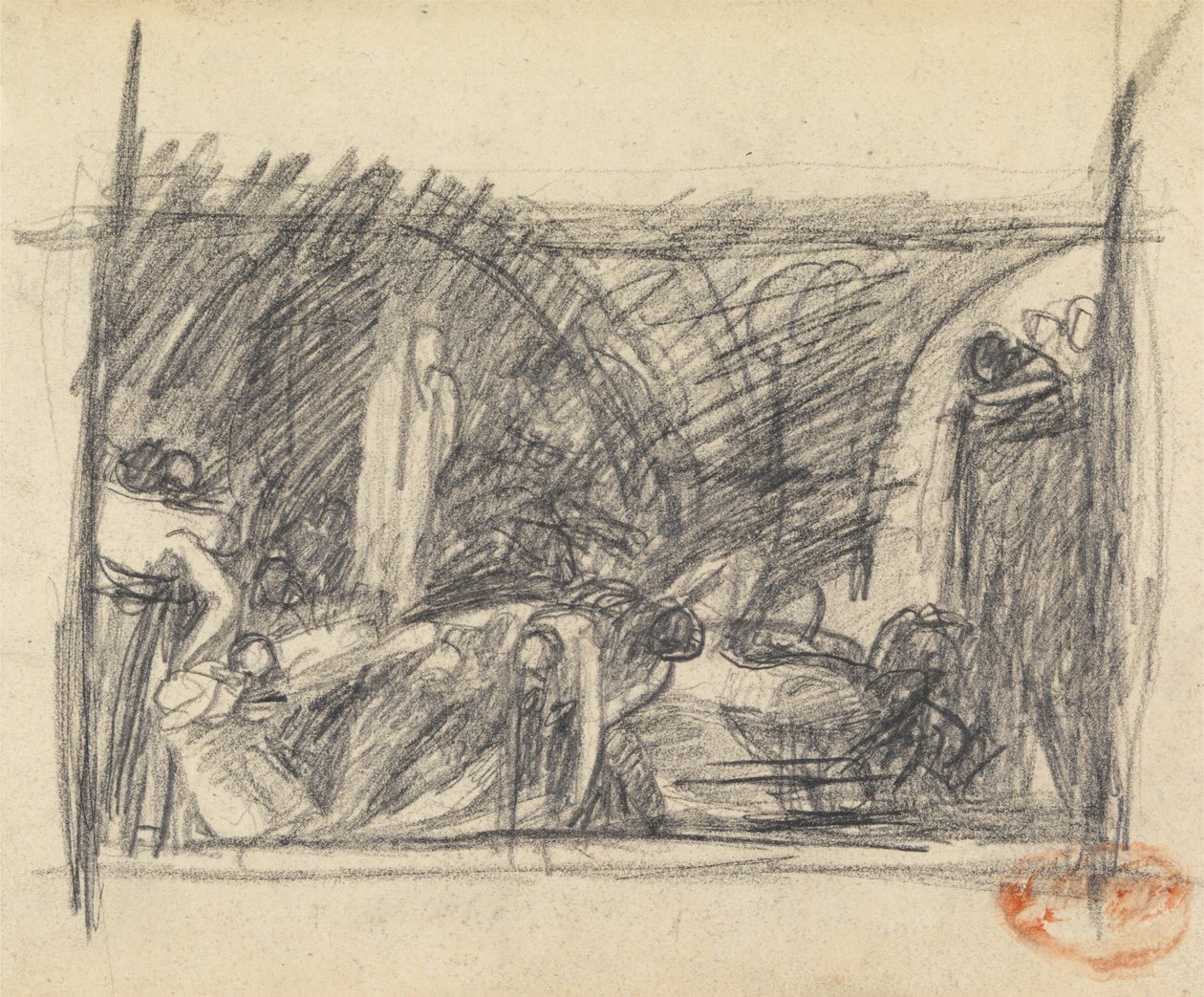 Étude de composition de figure n° 3 - George Romney