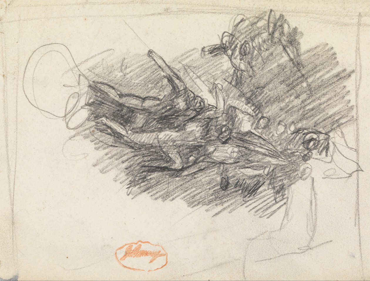 Figure Étude de composition 6 - George Romney