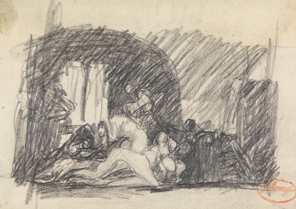 Étude de composition de figure n° 7 - George Romney