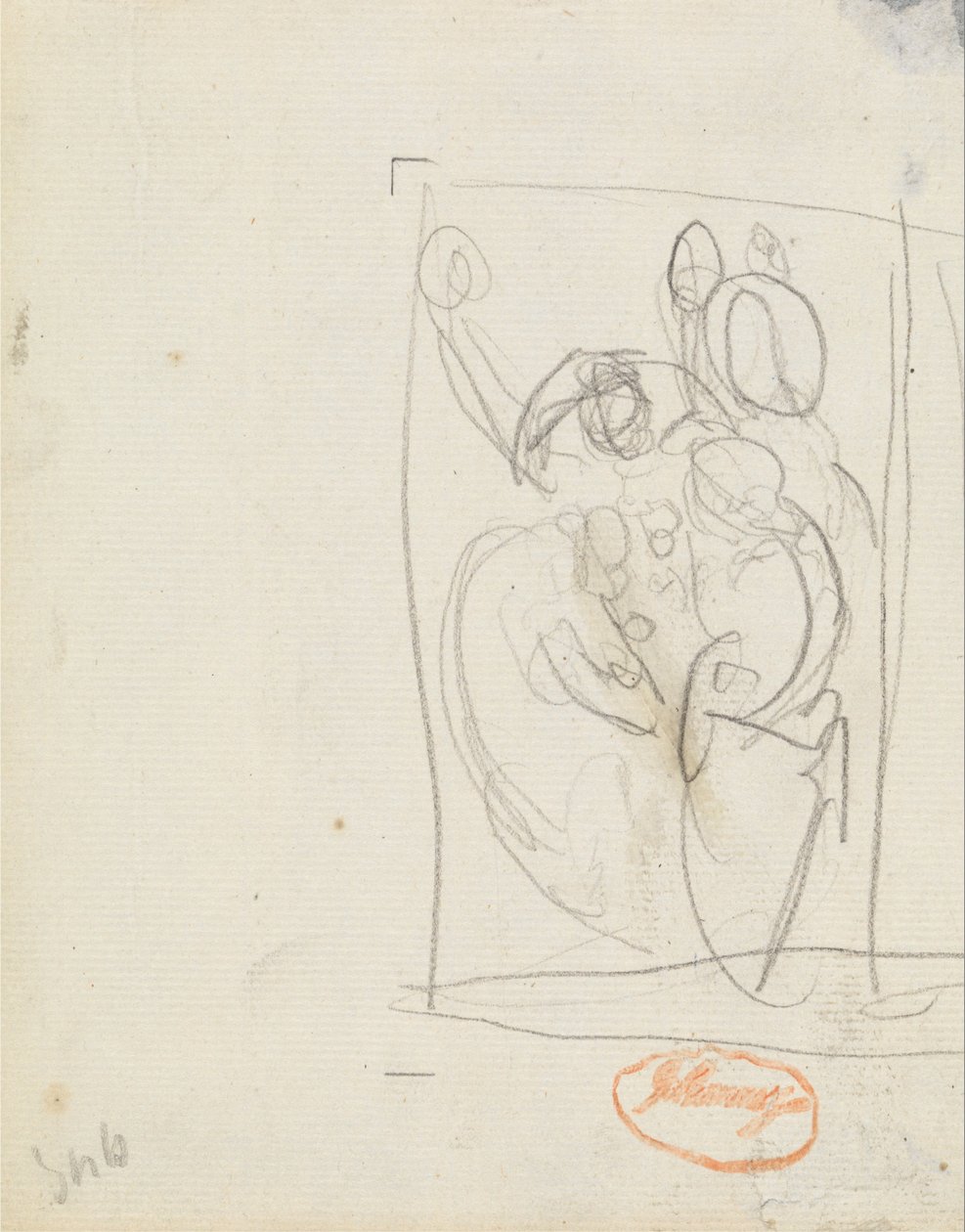 Figure Étude de composition 9 - George Romney