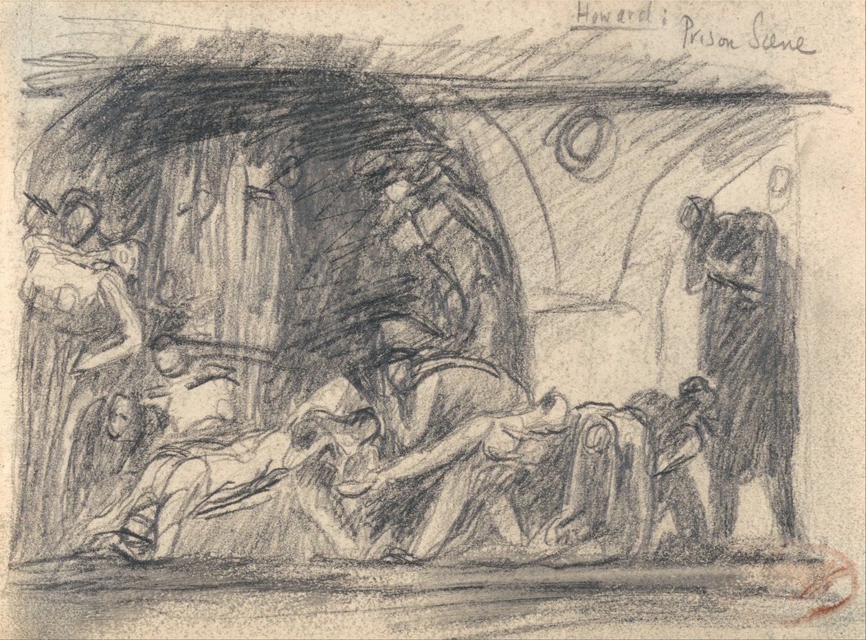 Howard visite une prison - George Romney