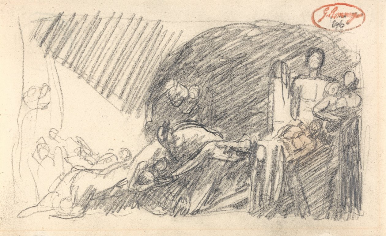 Howard en visite dans une prison - George Romney