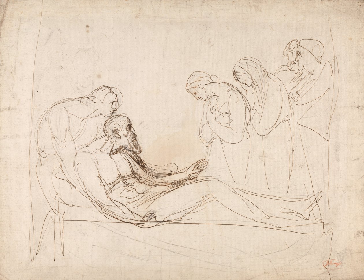 Lear réveillé par Cordelia - George Romney