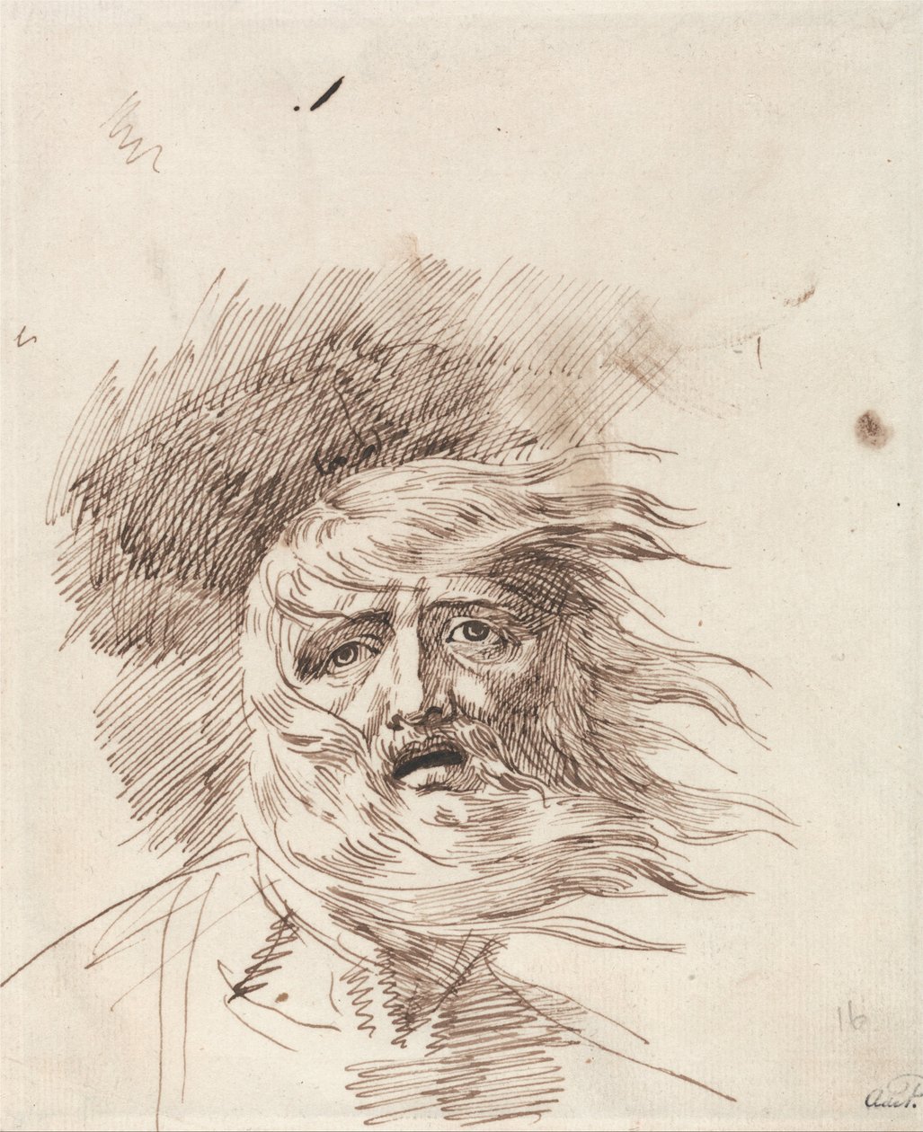 "Lear dans la tempête", Le Roi Lear, Acte III, Scène II - George Romney