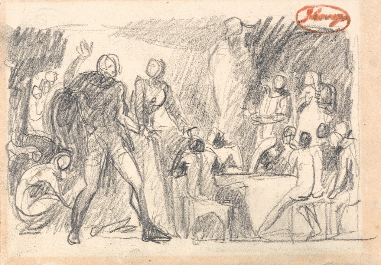 Macbeth : la scène du banquet - George Romney