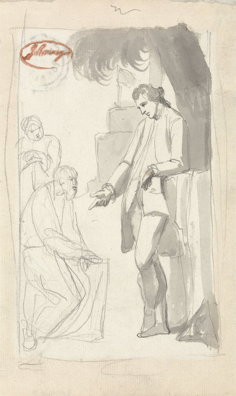 Major Pierson et le brahmane - George Romney