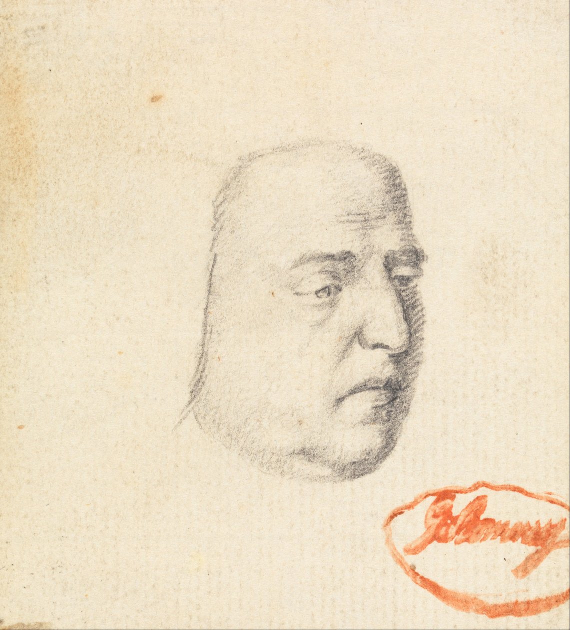 Tête mâle 2 - George Romney
