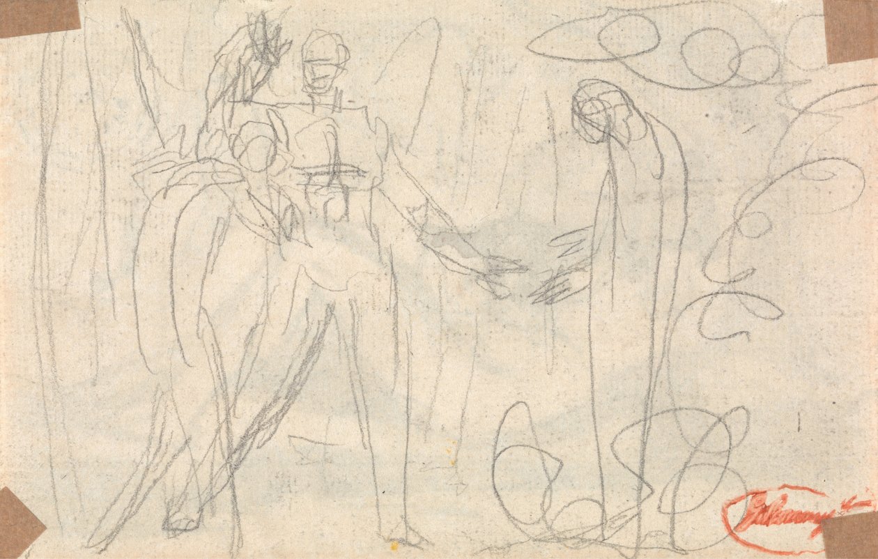 Pharmarus soulève le Fantôme devant Kunaza - George Romney