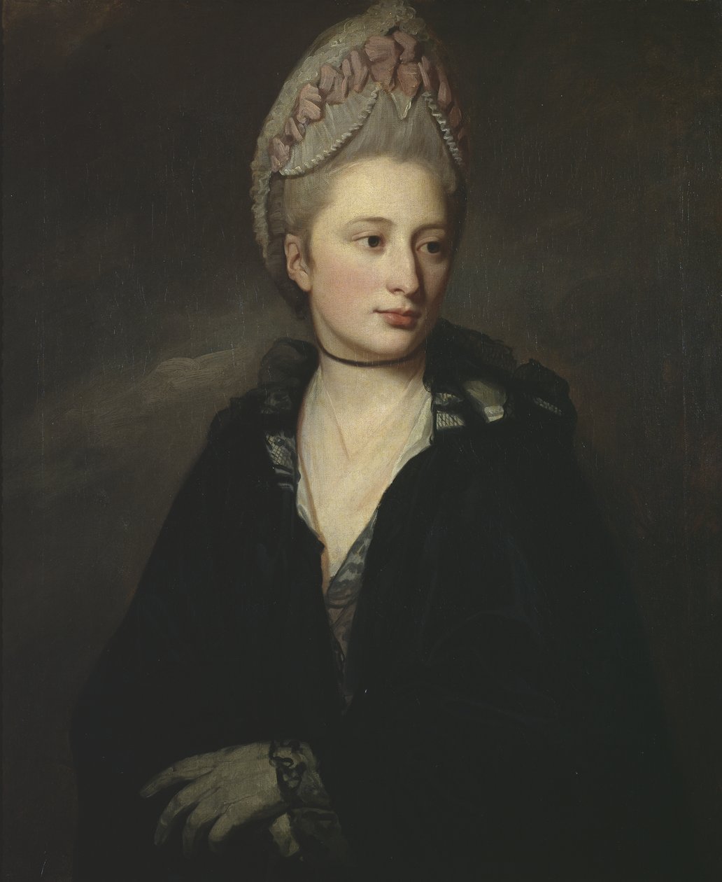 Portrait de Georgiana, Lady Greville, vers 1771-72 - George Romney