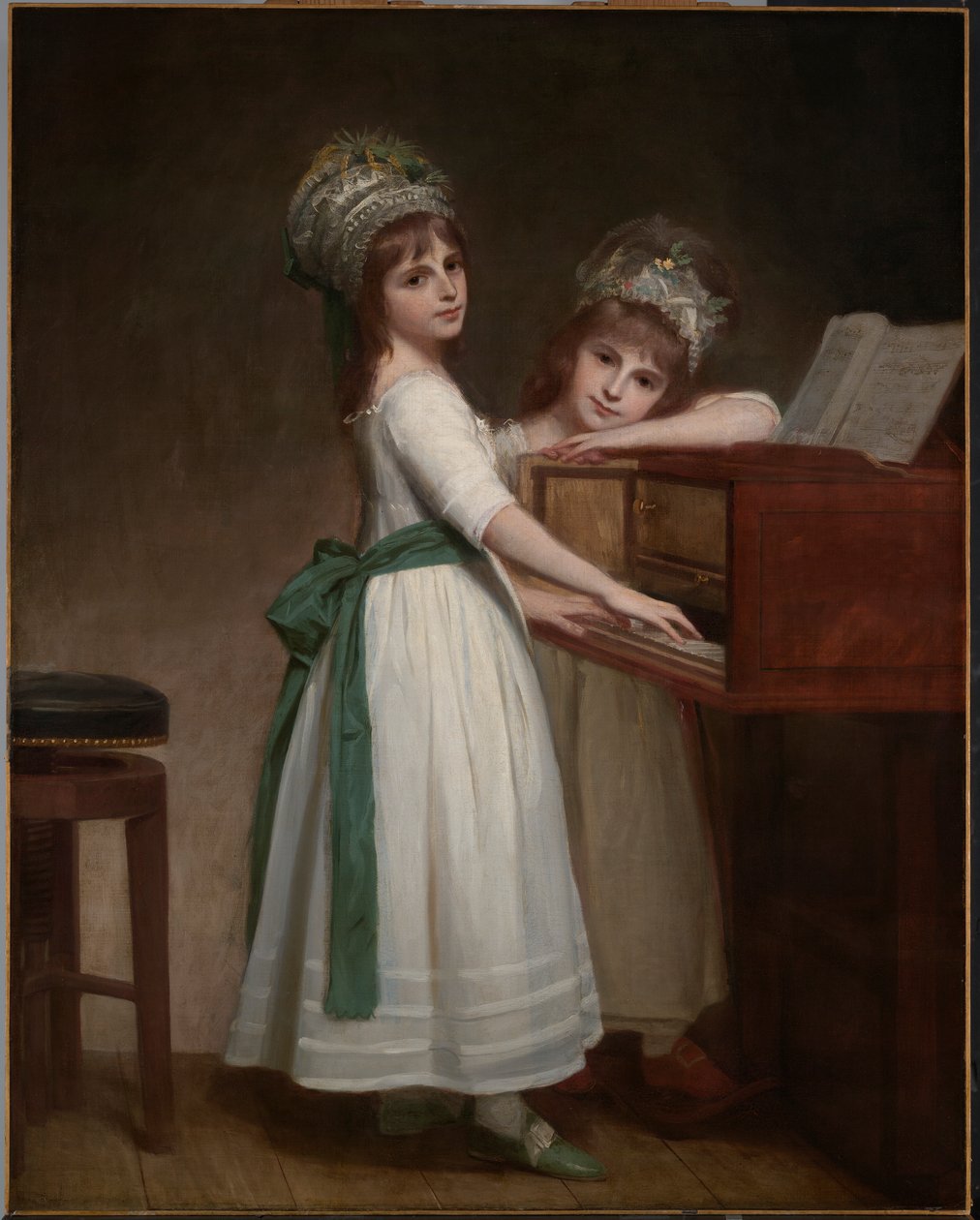 Portrait de Maria et Catherine, les filles d