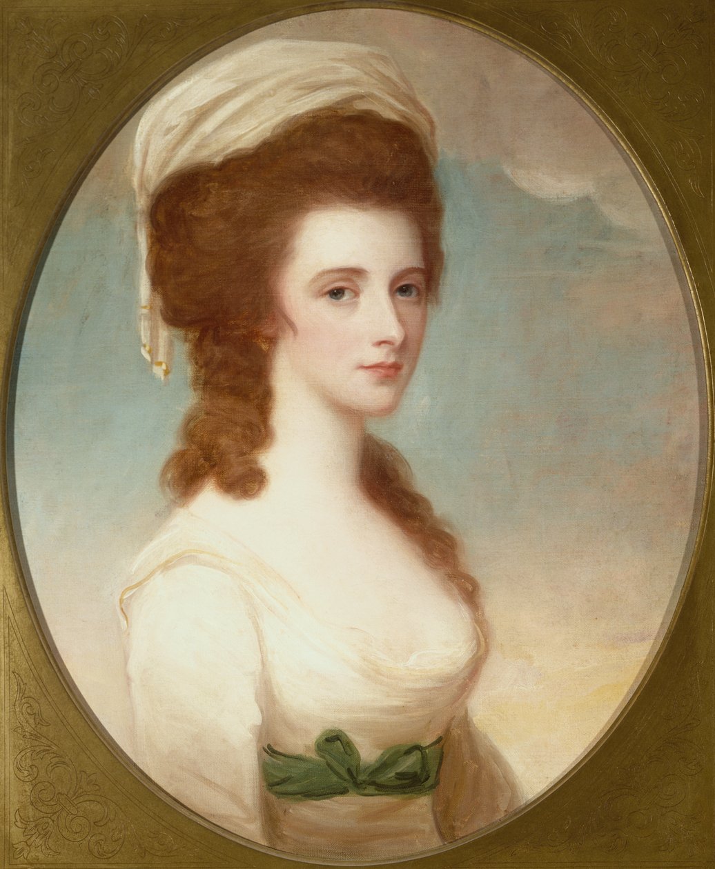 Portrait de Mlle Mariah Copley - George Romney