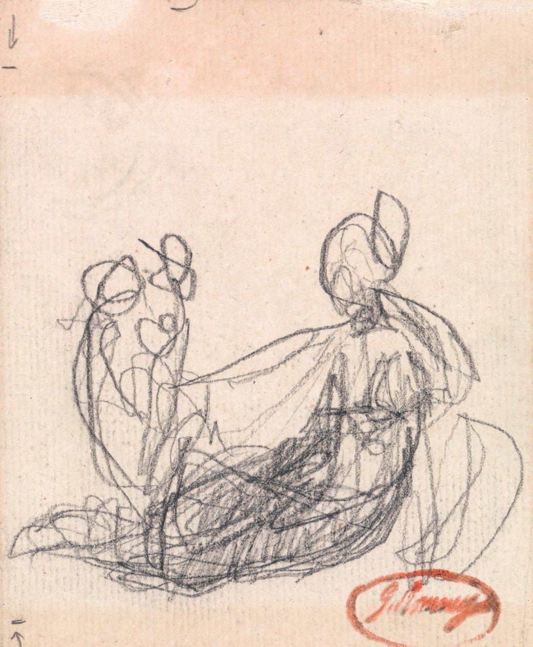 Figure allongée - George Romney
