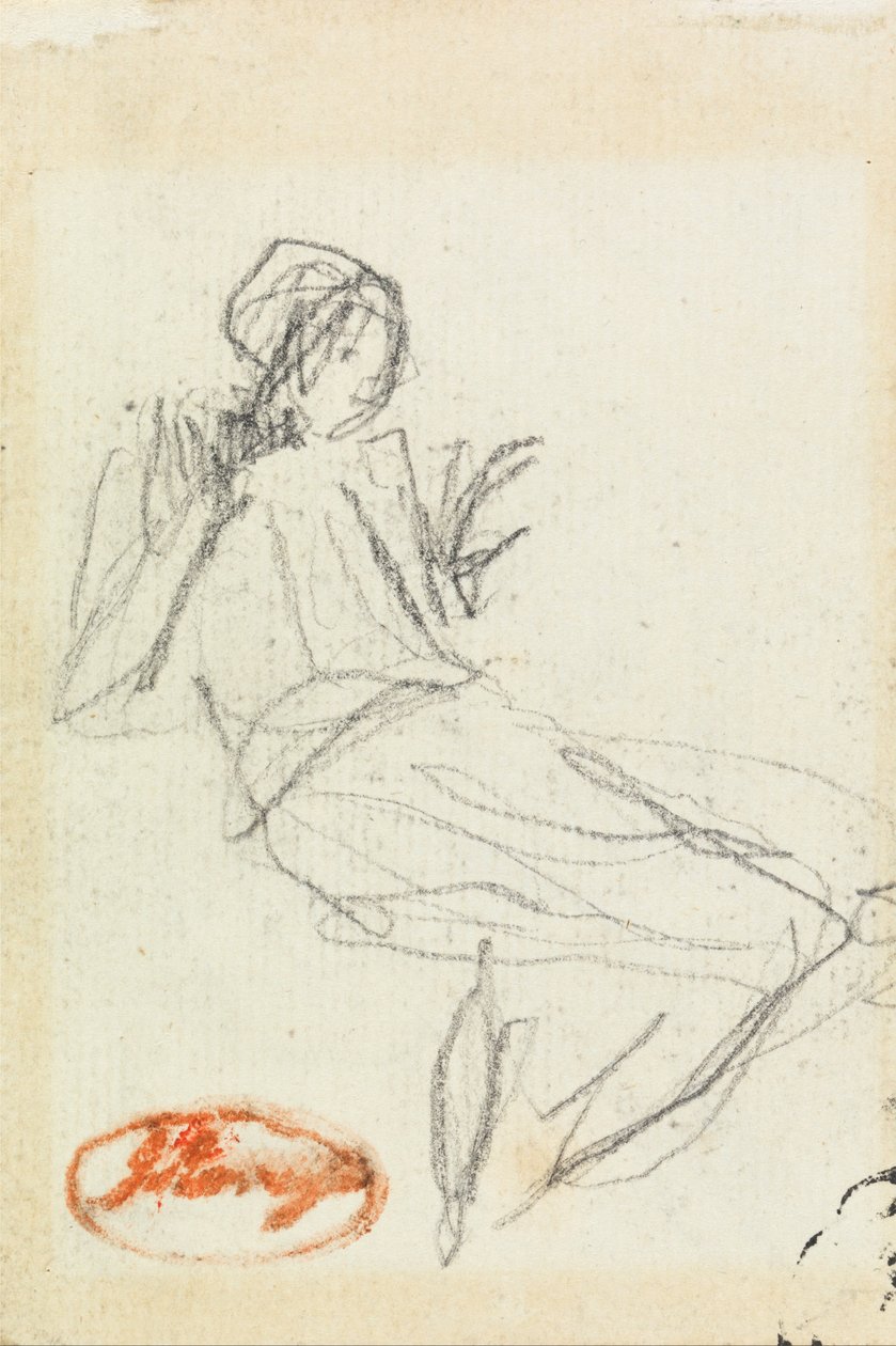 Paysanne assise - George Romney