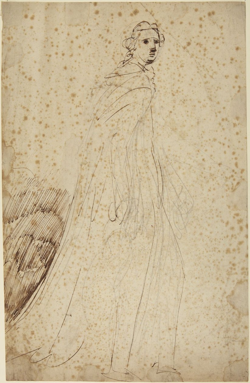 Femme marchant d