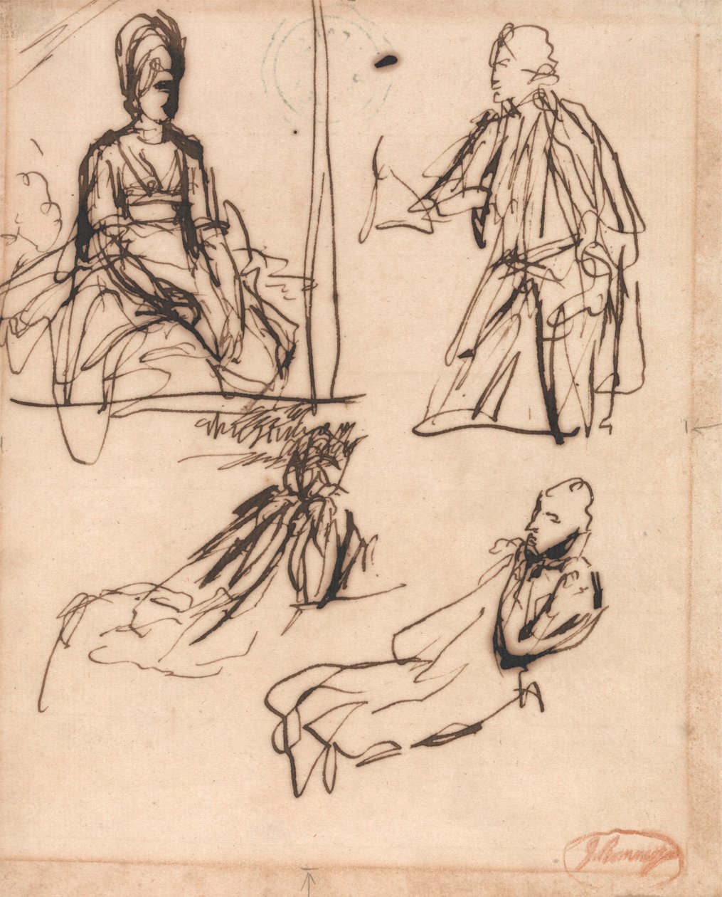 Études pour les portraits d