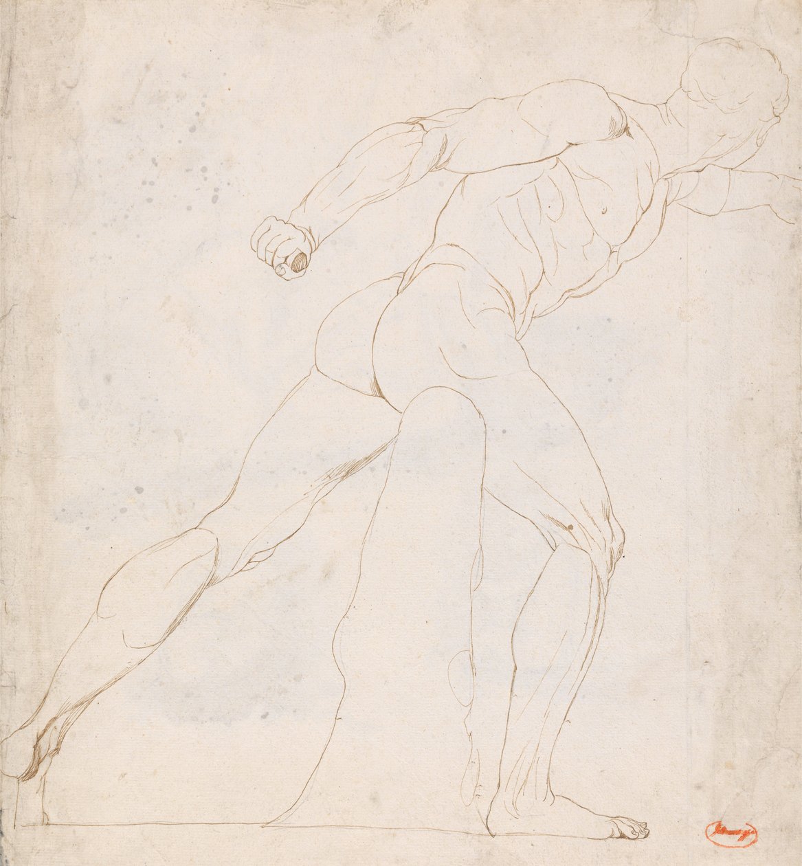 Étude du gladiateur de la collection Borghèse - George Romney