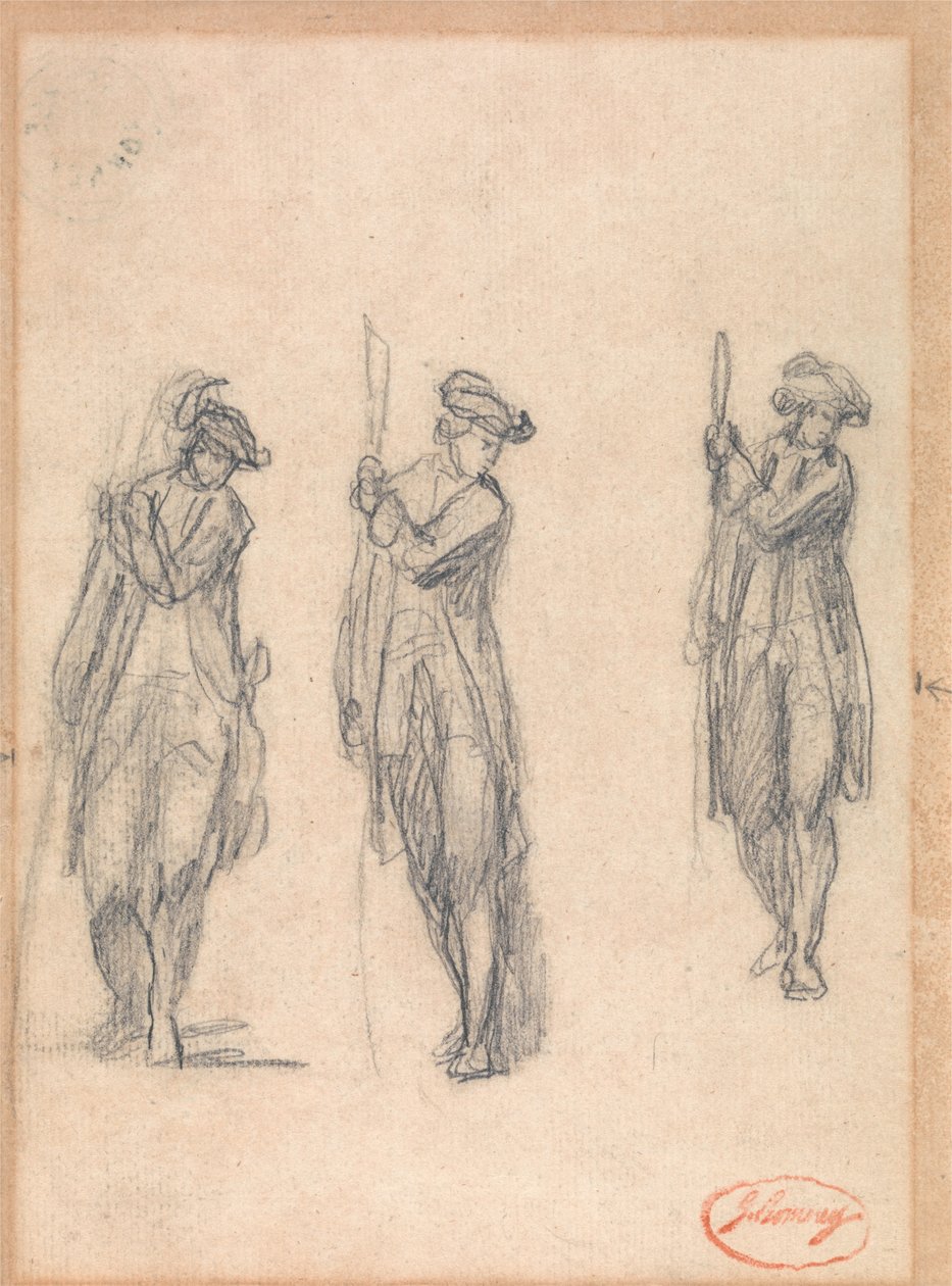 Trois croquis d