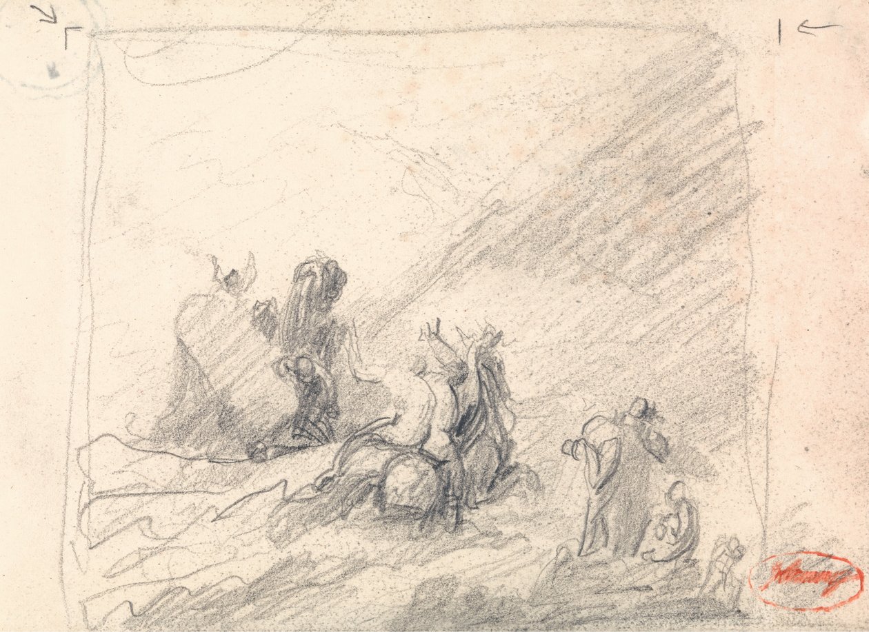 Wolgemuth au secours des naufragés du cap de Bonne-Espérance - George Romney