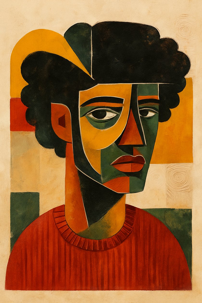 Awake Together, 2025 (acrylique sur toile) - George Rosaly