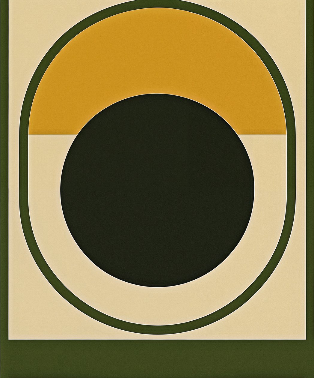 Inversion du soleil noir, 2025 (acrylique sur toile) - George Rosaly