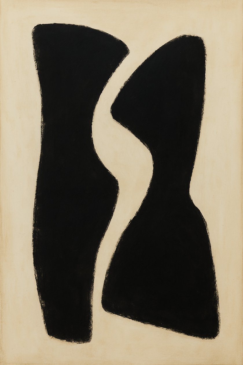 Point de rupture, 2025 (acrylique sur toile) - George Rosaly