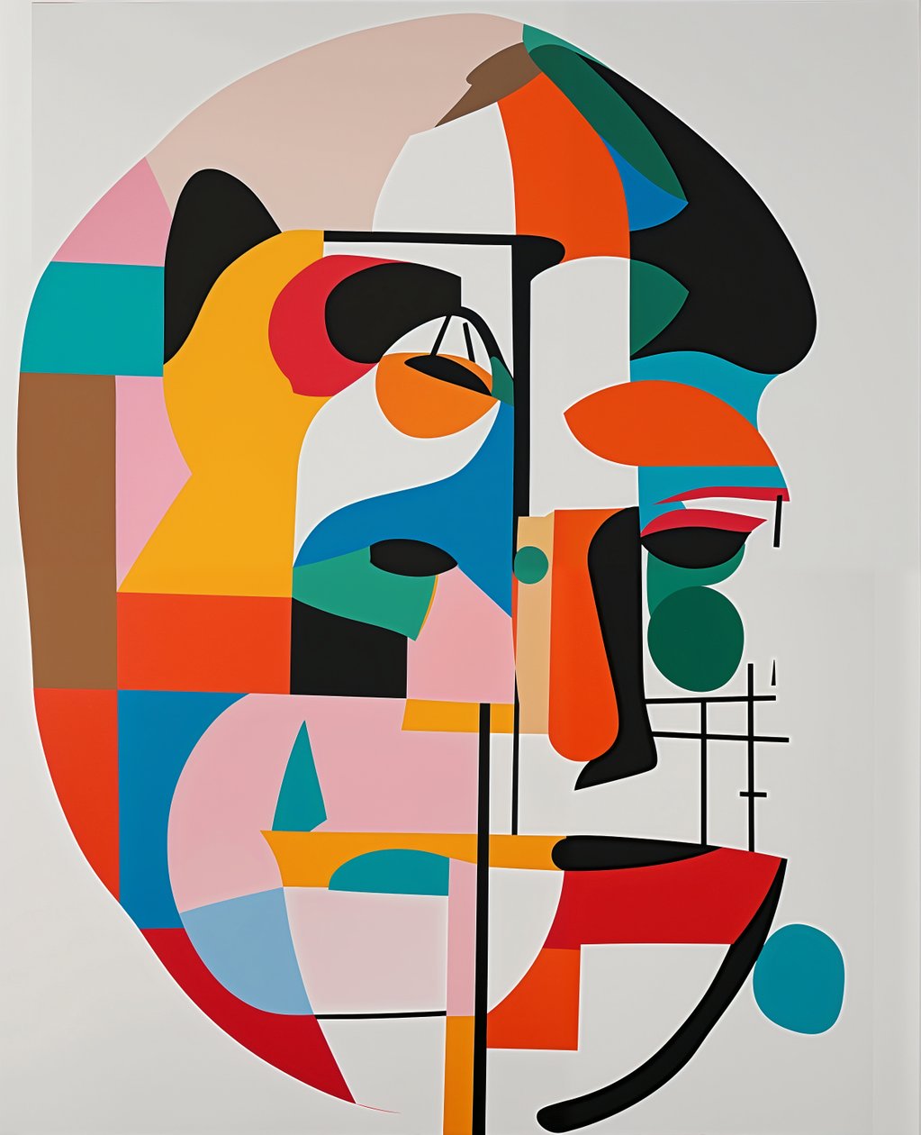 Radiant Resolve, 2024 (acrylique sur toile) - George Rosaly