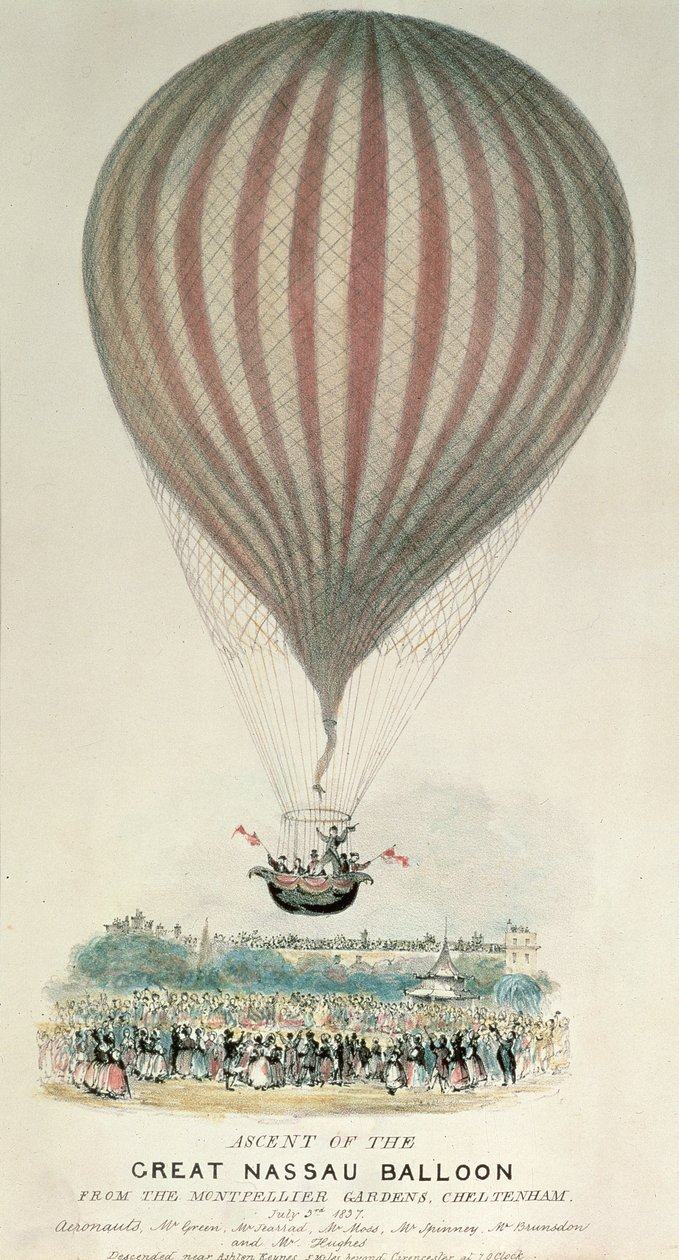 Ascension du Grand Ballon Nassau, Montpellier Gardens, 3 juillet 1837 - George Rowe