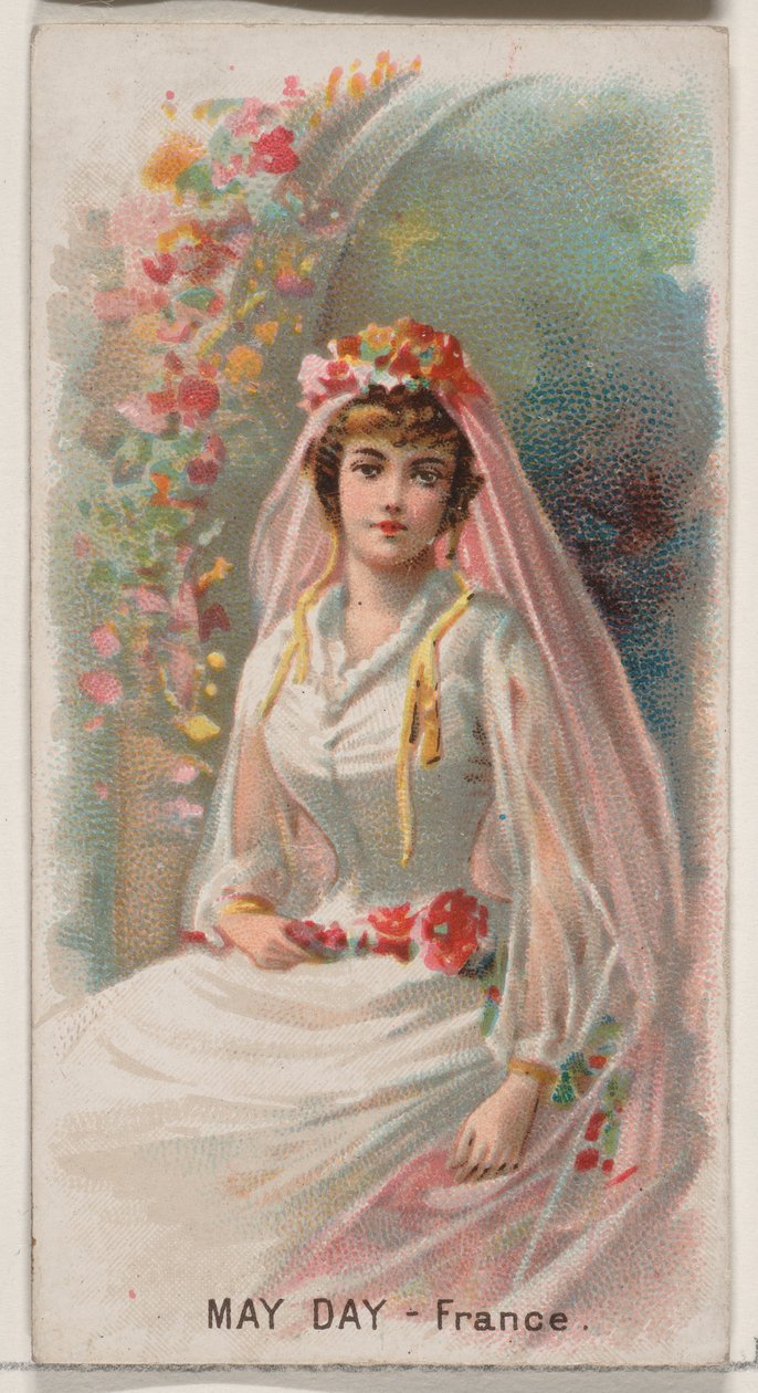 Fête du Travail, France, de la série Holidays N80 pour les cigarettes Duke, 1890 - George S. Harris and Sons