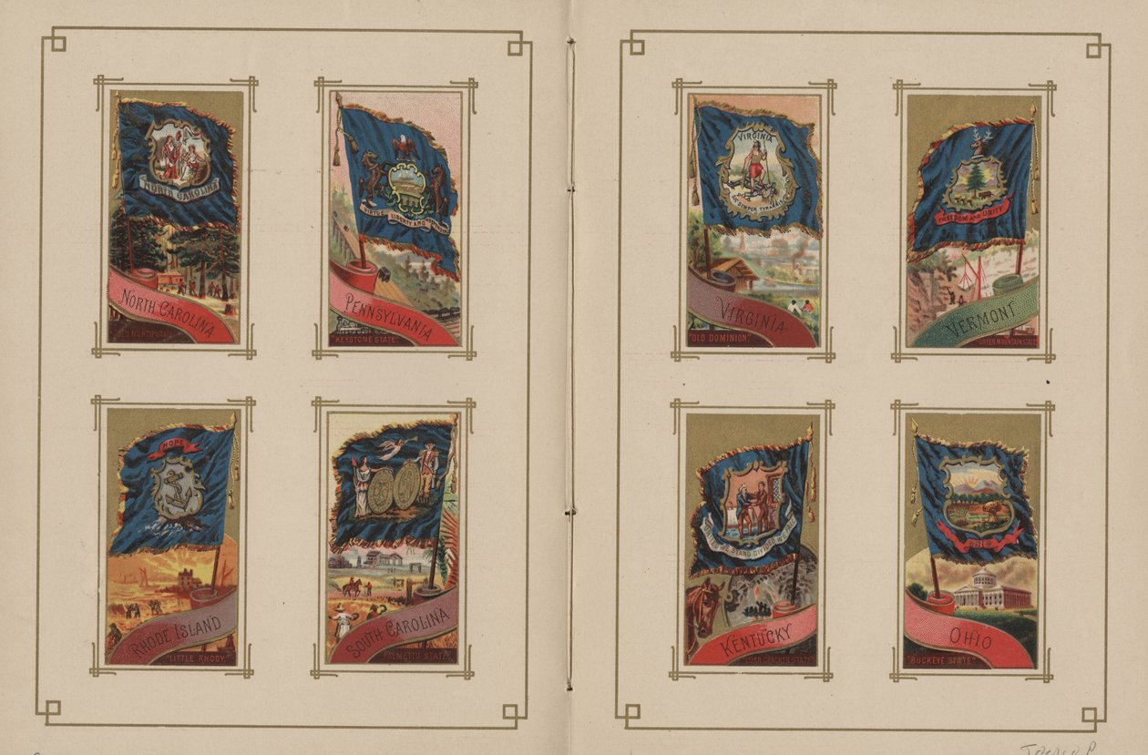 Drapeaux de Toutes les Nations et des États-Unis d