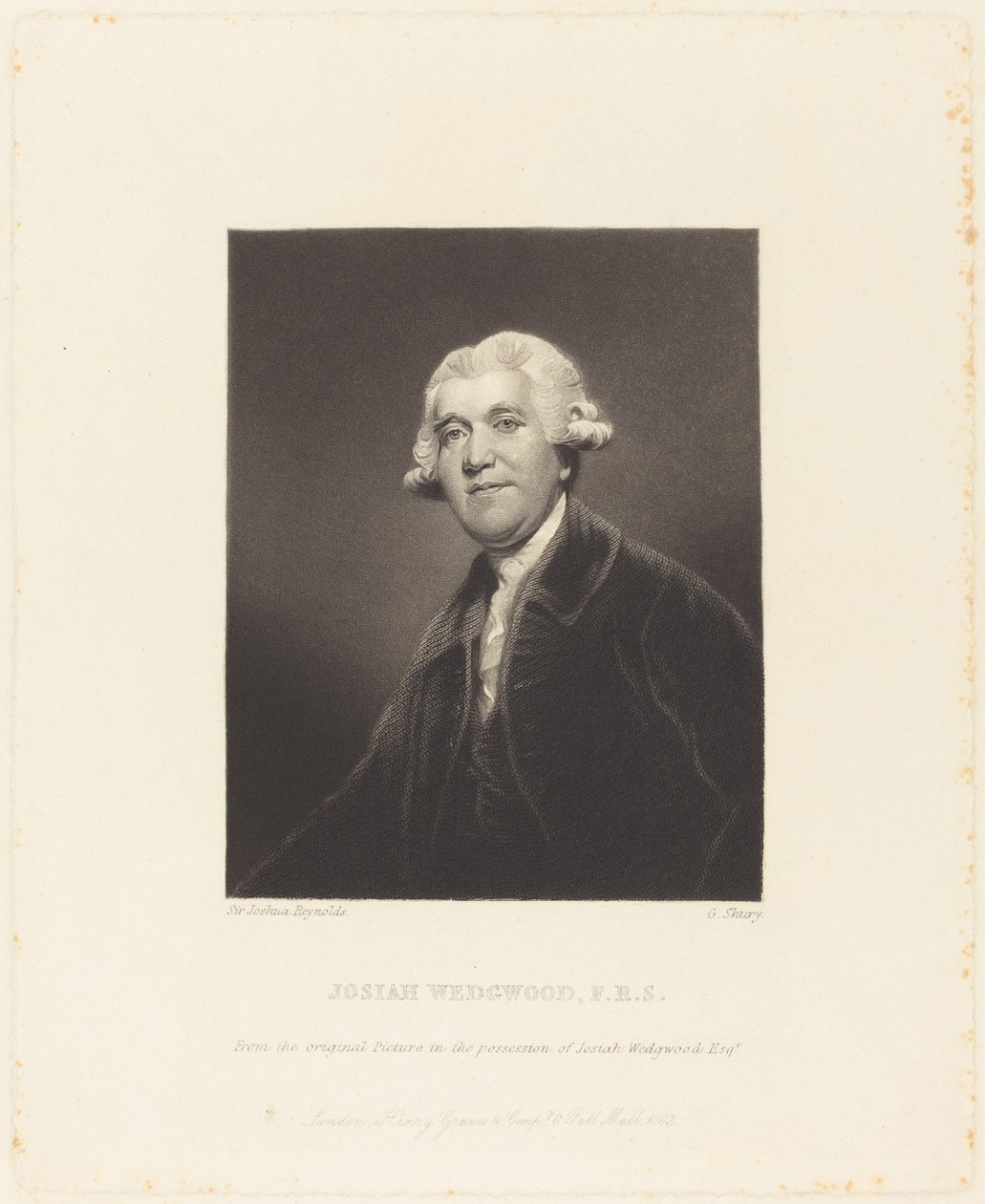 Josiah Wedgwood - George Salisbury Shury after Sir Joshua Reynolds