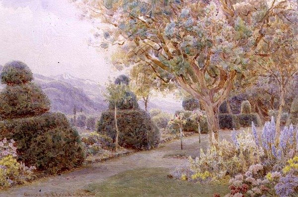 Château de la Cour, vallée du Rhône - George Samuel Elgood