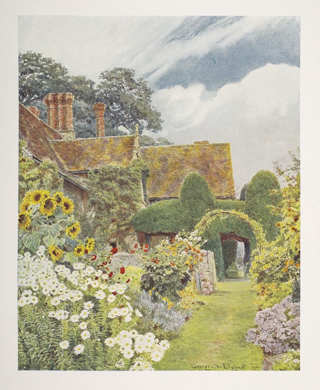 Cleeve Prior, Tournesols, illustration dans 