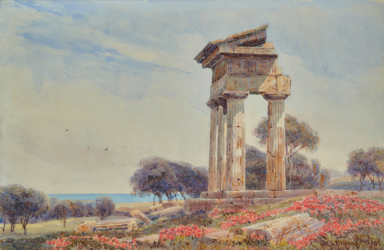 Temple de Castor et Pollux, Gorgenti - George Samuel Elgood