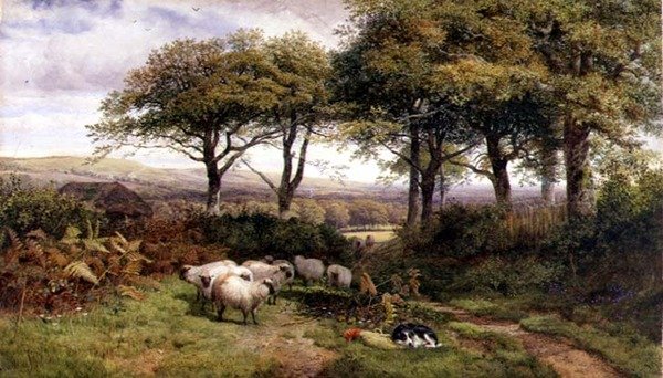 Un moment de repos - George Shalders
