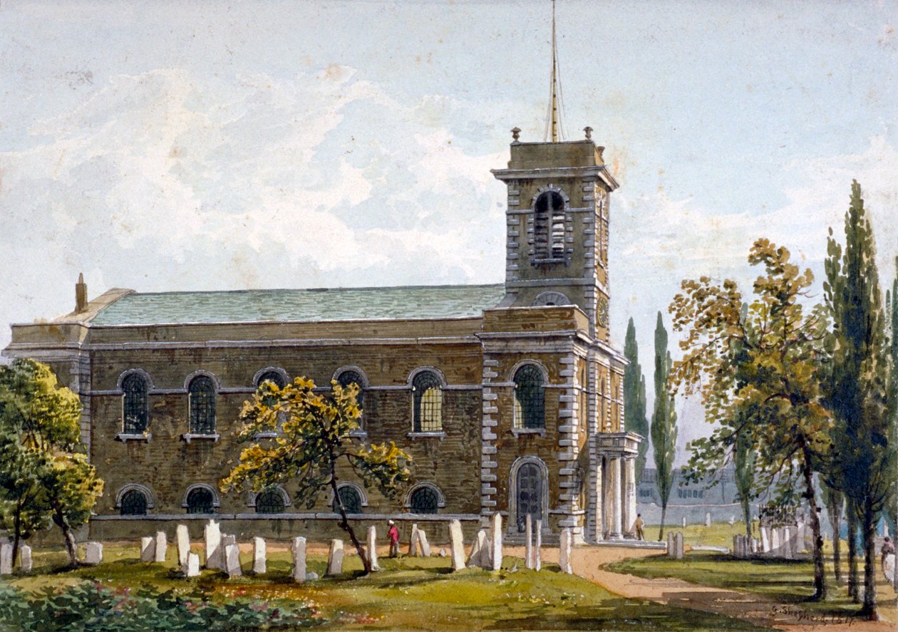 Église Saint-Matthieu, Bethnal Green, Londres, 1817 - George Shepherd