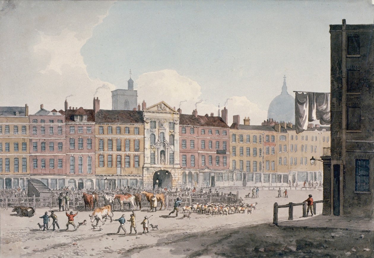 Marché de Smithfield, Londres - George Shepherd