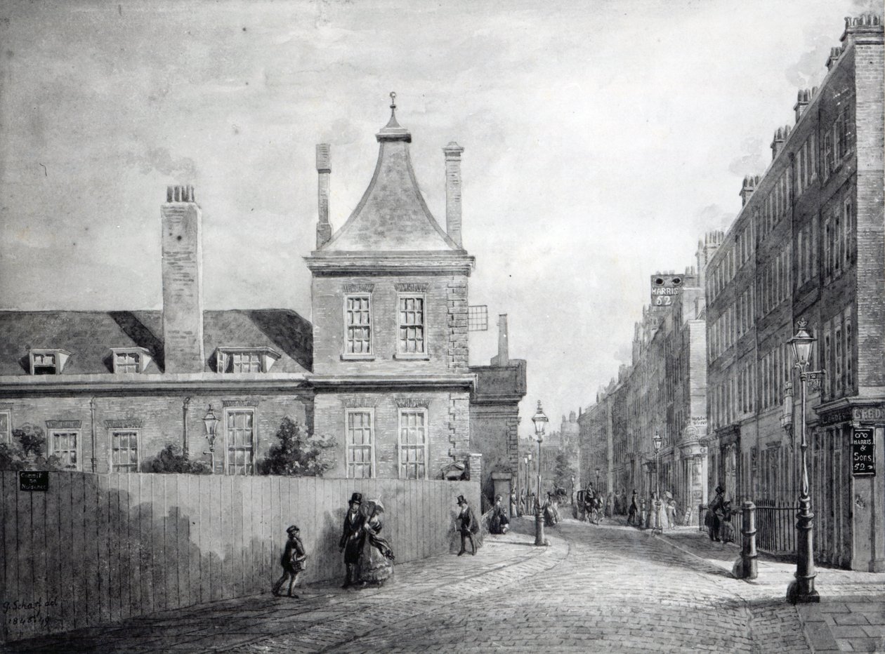 Montague House, Bloomsbury, Londres 1845-49 - George Snr Scharf