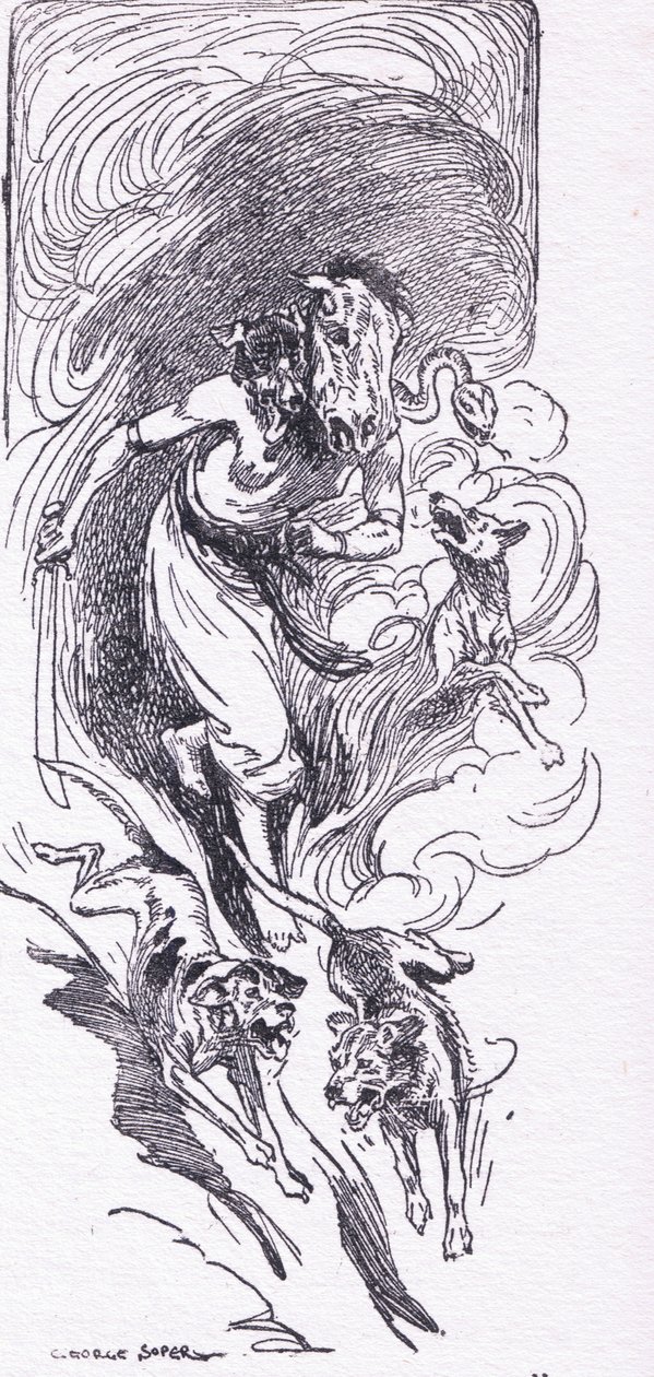 Brimo la chasseuse de sorcières sauvage, de The Heroes publié par George Allen and Unwin 1929 - George Soper