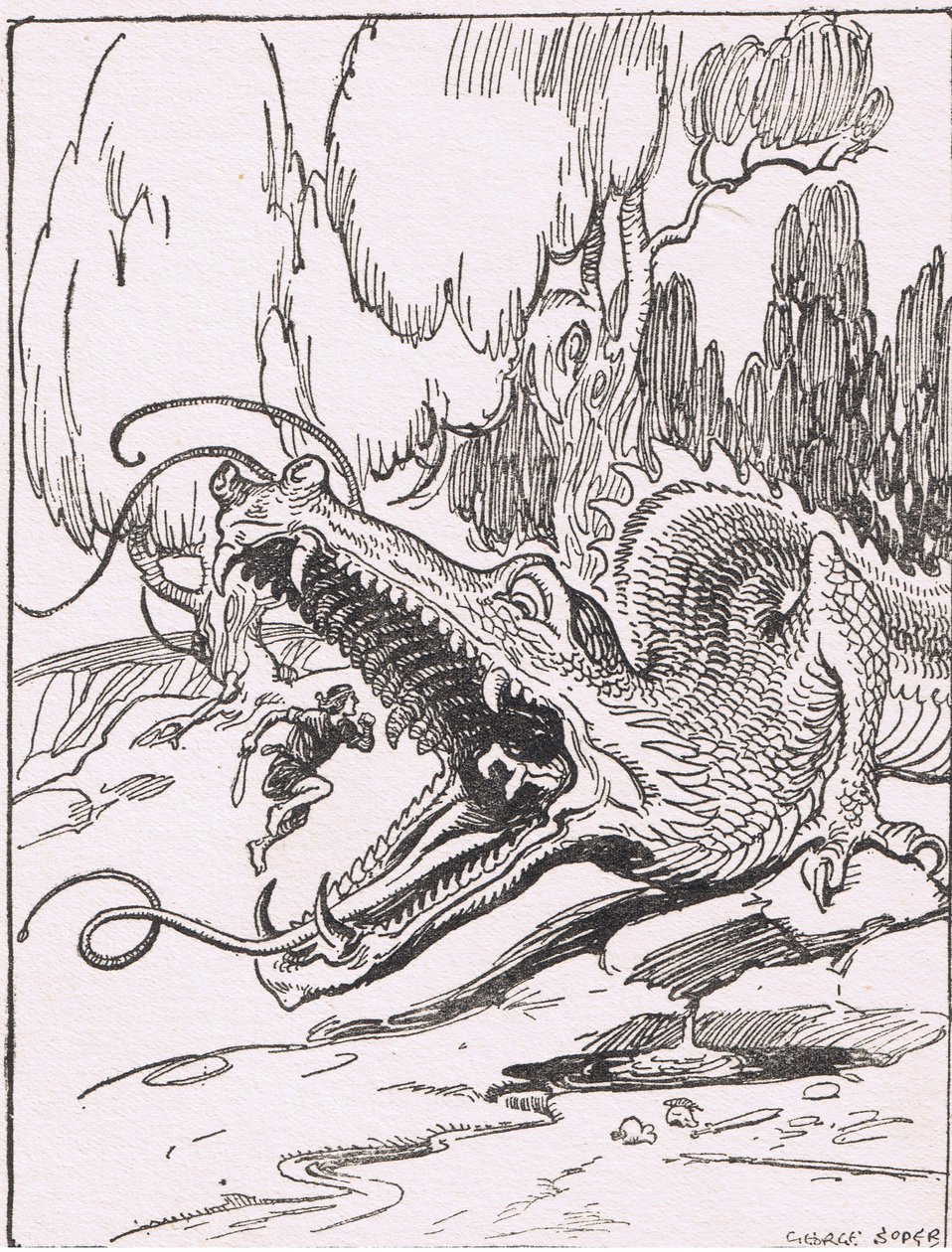Les dents du dragon : Il se précipita sur le monstre et se jeta dans sa bouche cavernicole - George Soper