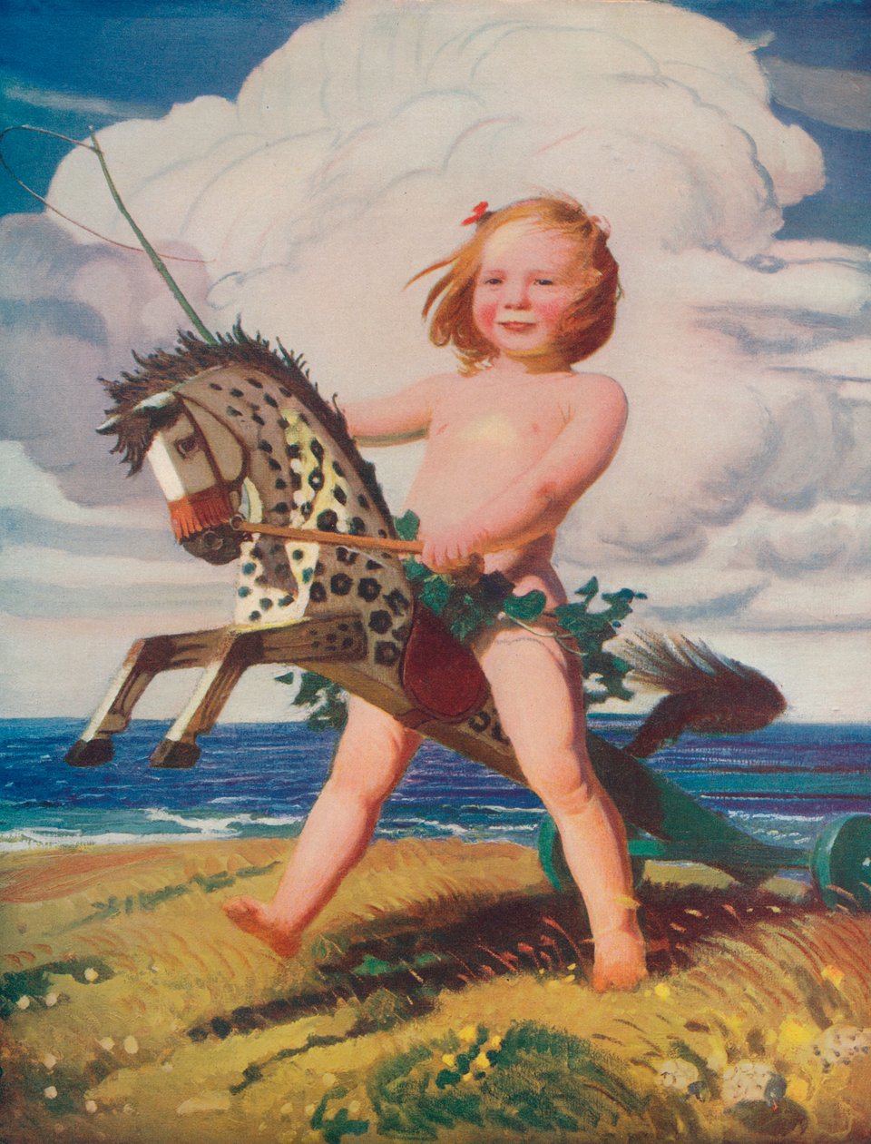 Le cheval à bascule, vers 1915, 1932 - George Spencer Watson