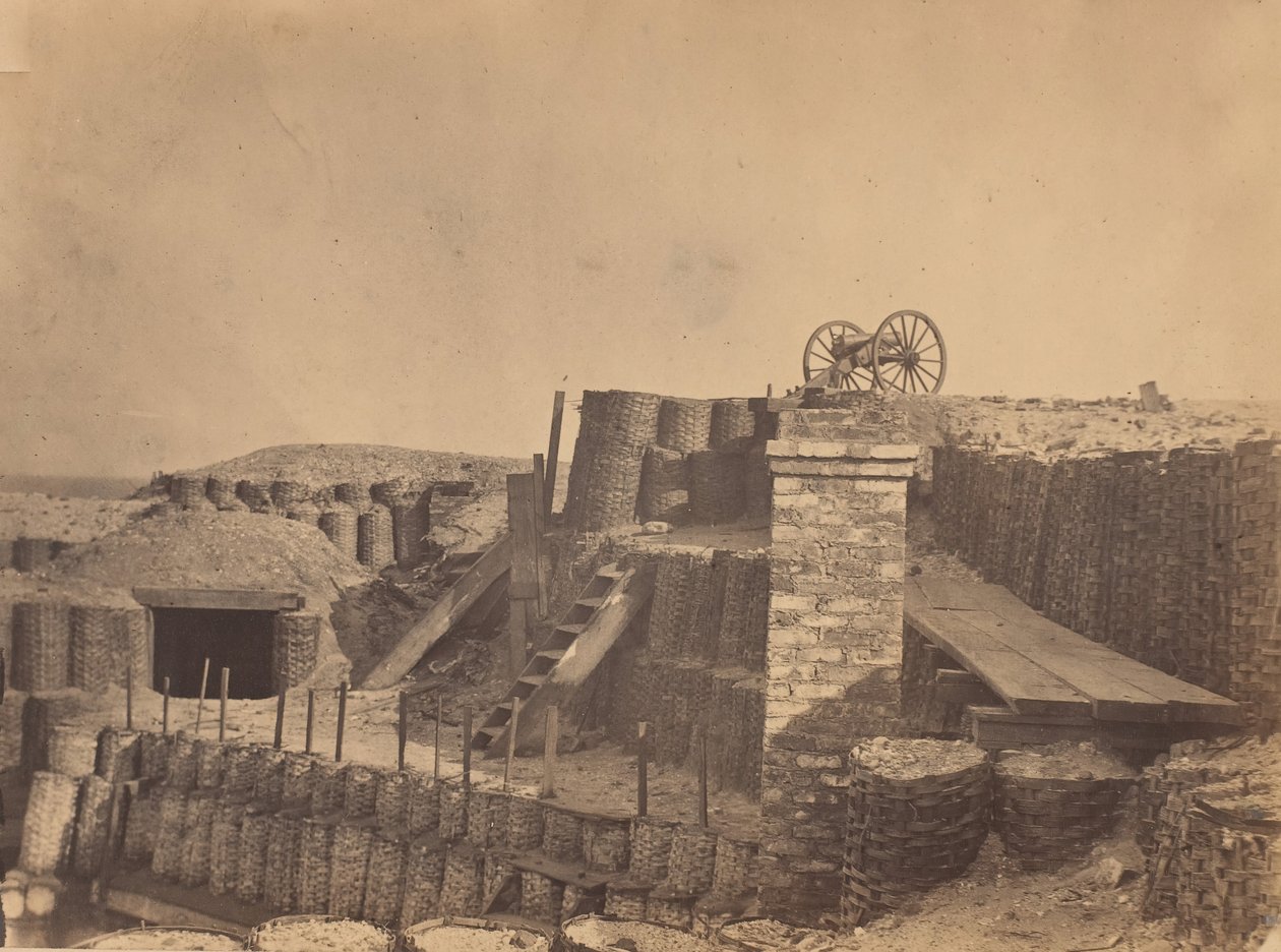 Fortifications près de Charleston, Caroline du Sud, vers 1861 - George Stacy.