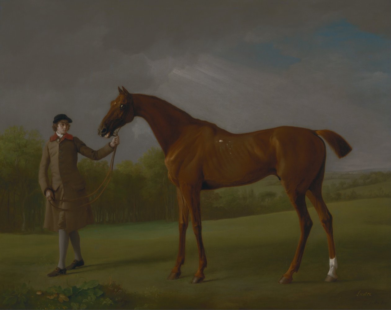 Lustre, tenu par un marié - George Stubbs