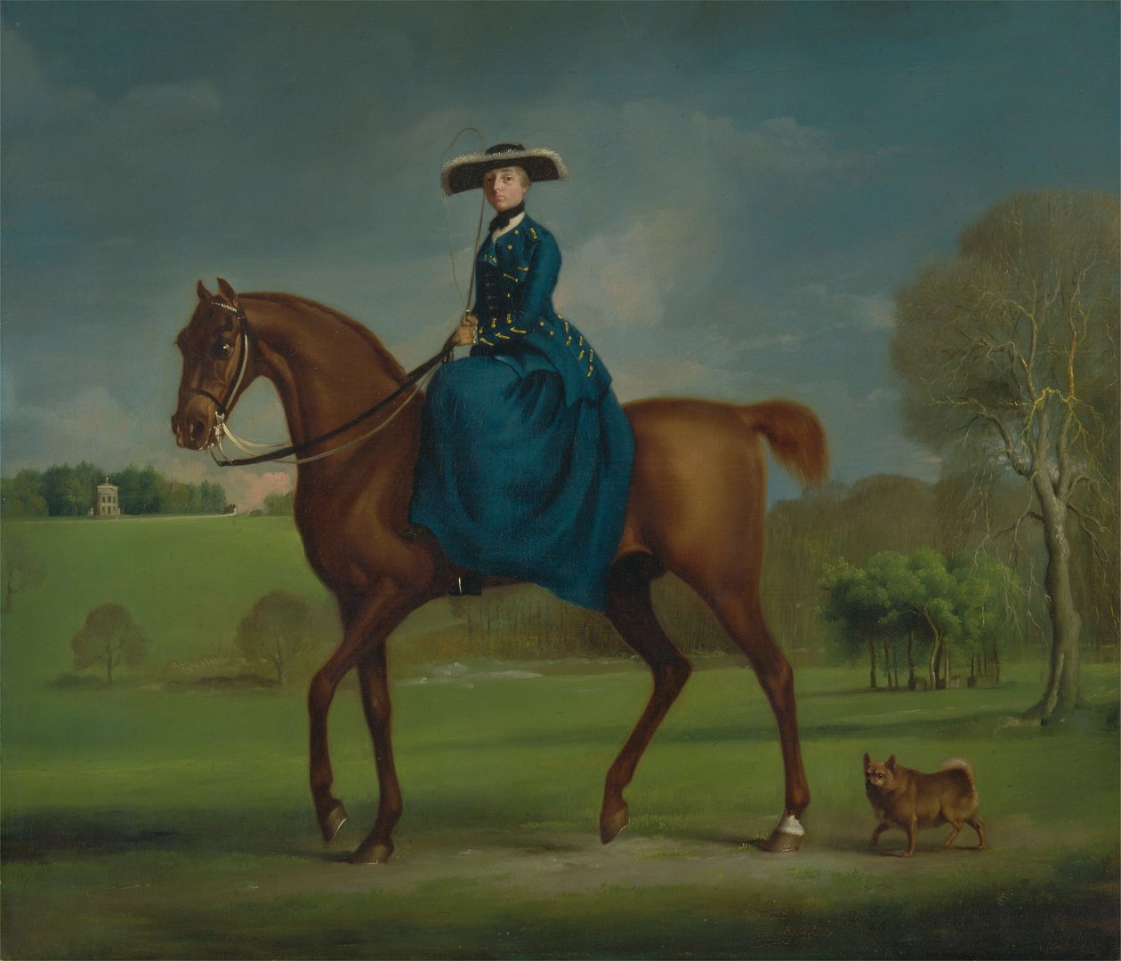 La comtesse de Coningsby en costume de la chasse de Charlton - George Stubbs
