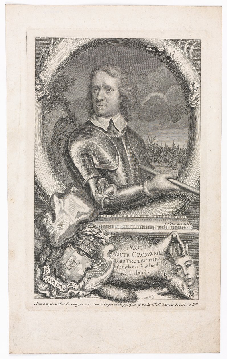 1653 Oliver Cromwell Lord Protecteur d