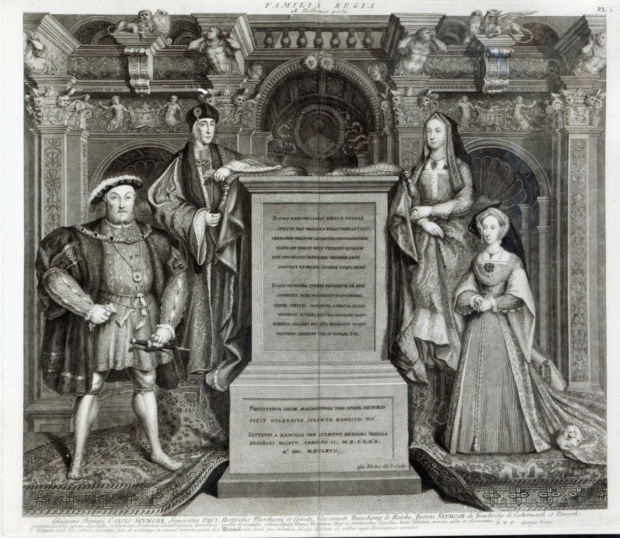 Familia Regia, ou La famille de Henri VIII, 1742 - George Vertue
