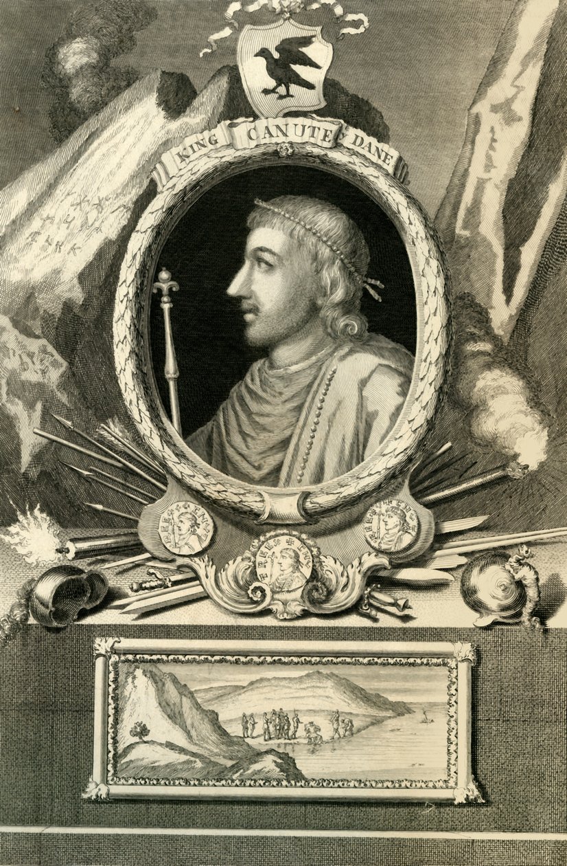 Roi Canute le Danois, 1732 - George Vertue
