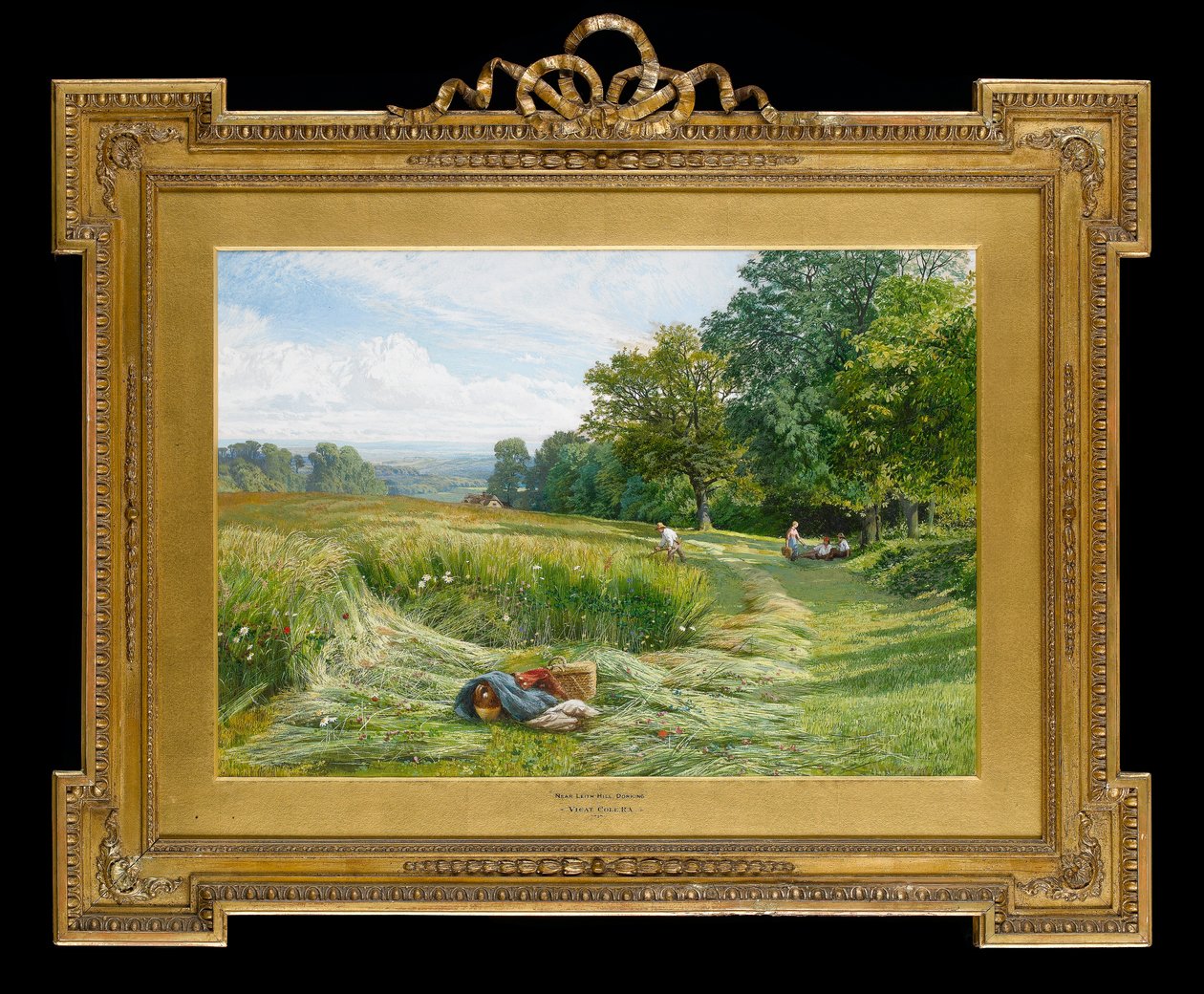 Temps des foins près de Leith Hill, Dorking, Surrey, 1860 - George Vicat Cole